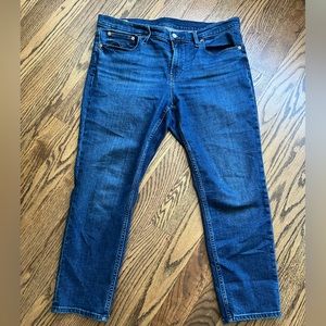 GAP Vintage Slim High Rise Medium Indigo Wash
